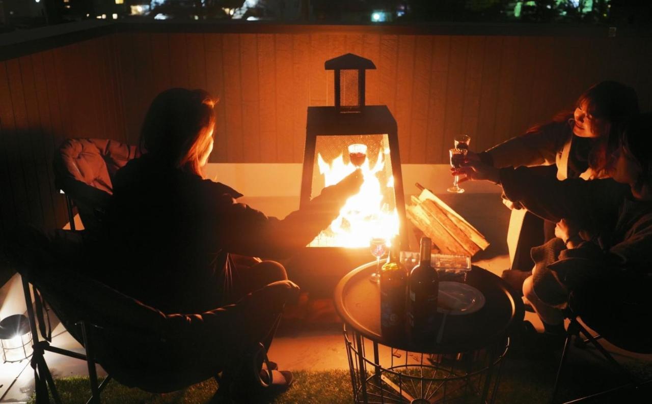 ヴィラ山間堂premier Garden Villa Bbq Bonfire Fuji View Annovillas Sankando Fujikawaguchiko Dış mekan fotoğraf