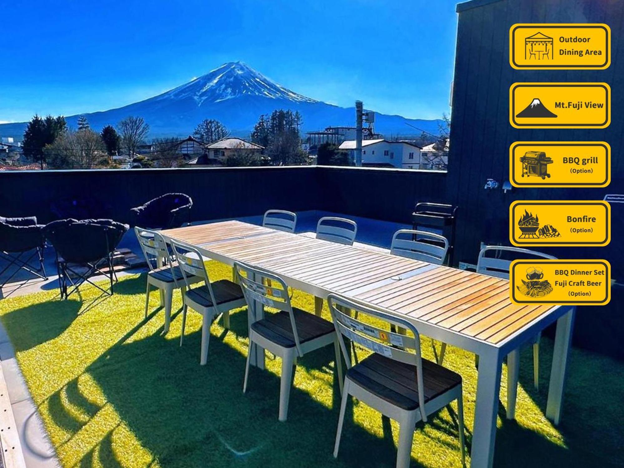 ヴィラ山間堂premier Garden Villa Bbq Bonfire Fuji View Annovillas Sankando Fujikawaguchiko Dış mekan fotoğraf